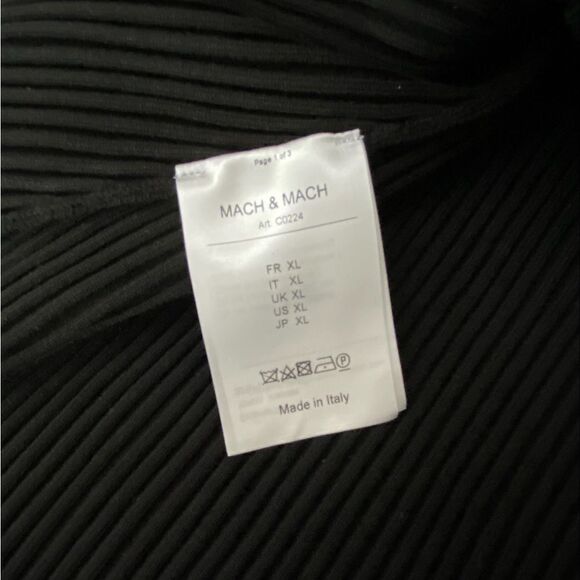 MACH & MACH Feather-Embellished Off-The-Shoulder Minidress size XL - Picture 15 of 15